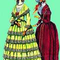 1843г. Домашняя одежда и одежда для выхода на улицу