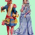 1678 г. Офицер и его дама