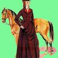 1808 г. Дама в костюме для верховой езды