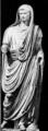 88. Статуя Августа, приносящего жертву, из Виа Лабикана. Около 10 г. н. э. Римский период. Национальный музей, Неаполь
