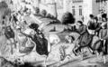 151. Приезд королевы Изабеллы из Баварии в Париж 20 июня 1389 года. Миниатюра из Хроники Фруасар (Froissart). 