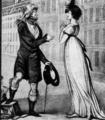 700. Неизвестный мастер, Любовь на продажу. Гравюра, около 1793 г. Шейные платки в мужской моде того времени стали красноречивым выражением бунтарских политических взглядов.

